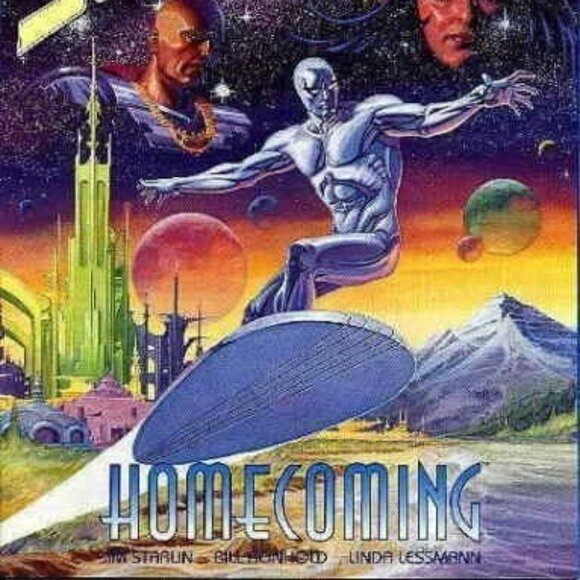 SILVER SURFER: HOMECOMING MARVEL GRAPHIC NOVEL #71 By Jim Starlin **NEW** - Picture 2 of 2